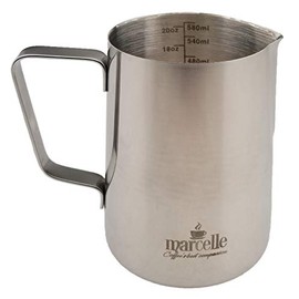 Marcelle Stainless Steel Milk Frothing Pitcher (20 oz)