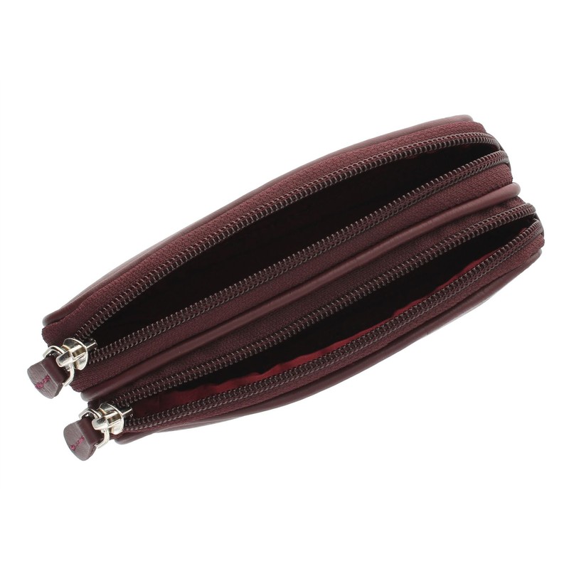 Ashlie Leather Double Spectacles Case 4301_21 Mulberry