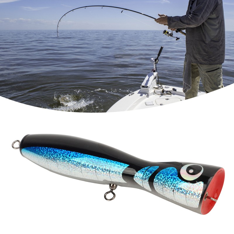 Fishing Lure Top Water Hard Bait Linden Reflective Sea Fishing