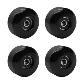 DONGKER Skateboard Wheels, Pack of 4 52 x 32 mm 95A Hardness PU Skateboard Wheels with Bearings, Compatible with Most Standard Skateboard Trucks