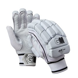 Gunn & Moore GM Cricket Batting Gloves, 303, Black, Junior Left Handed, 1 Pair, 51792318