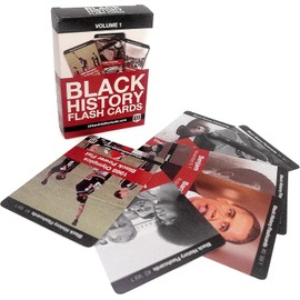 Urban Intellectuals Black History Flashcards - Volume 1 Famous Black Cultural Holiday Trivia Playing Cards Educational Activity for Adults Classroom