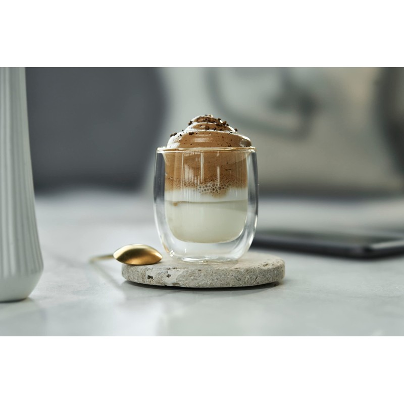 ZWILLING Sorrento Doppwandige Espresso-Gläser, 2x80 ml, Borosilikatglas, Thermogläser, hitzebeständig, 2-tlg