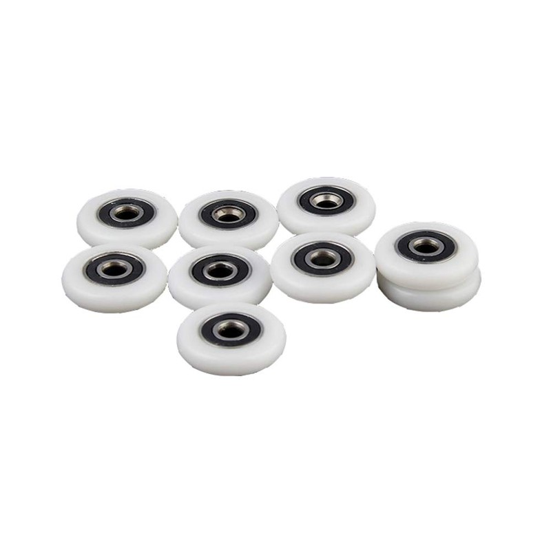 Door Rollers, 8pcs Shower Door Replacement Rollers Bathroom Glass Door
