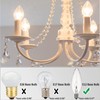 2 3 4 6 Inch White Plastic Candle Cover Sleeves,Chandelier