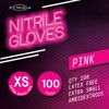 JFA Medical Extra Small Size Disposable Powder Free Pink Nitrile