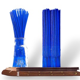 BADLA Incienso Premium Mayoreo | 100 Varitas de Larga Duracion con Porta Incienso Incluido | para Yoga, Aromaterapia, Meditacion |Distintos Aromas Hechos a Mano en la India| (7 Arcángeles)