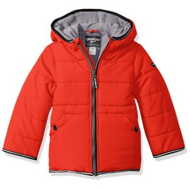 OshKosh B'Gosh Boys' Little Perfect Heavyweight Jacket Coat, Alexander red, 7