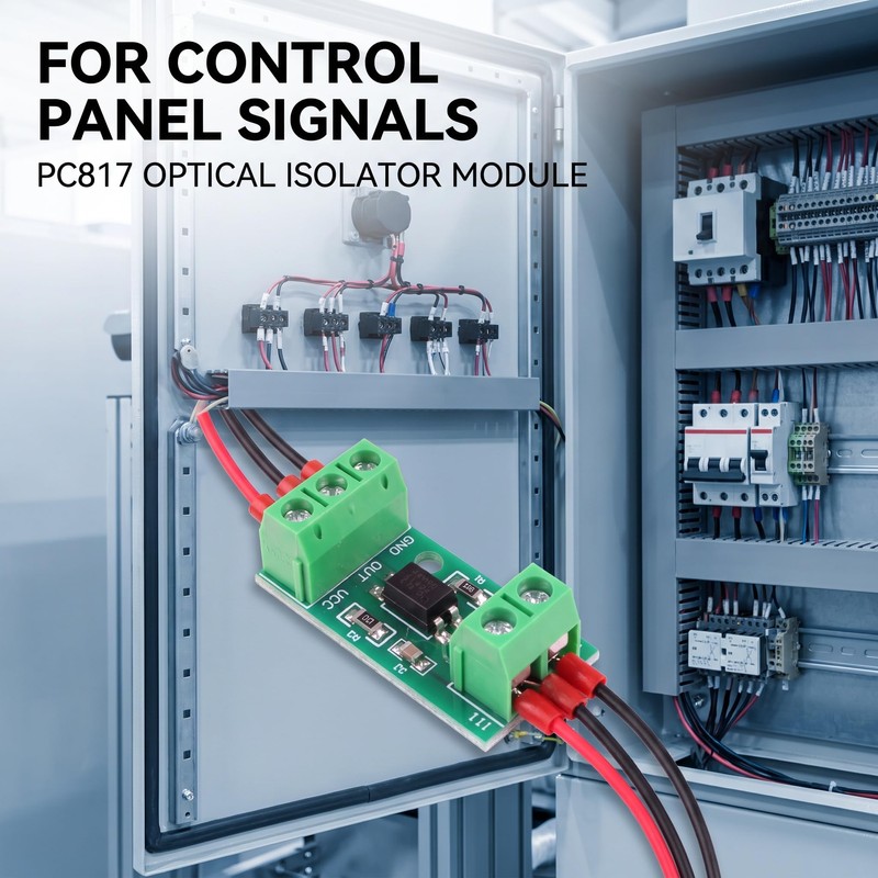 1Pc Green 1-Channel PC817 Optocoupler Isolation Module Optoelectronic Isolator Signal