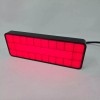 YY-AUTO 2" Red Reflector Receiver Tow Hitch Brake Reverse Sequential
