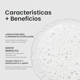 Paul Mitchell Champú dos, champú clarificante, limpia profundamente + elimina la acumulación, para todo tipo de cabello, especialmente cabello graso