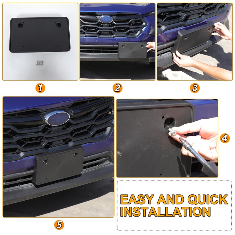 License Plate Frame Bracket Compatible with Subaru Crosstrek 2024 2025