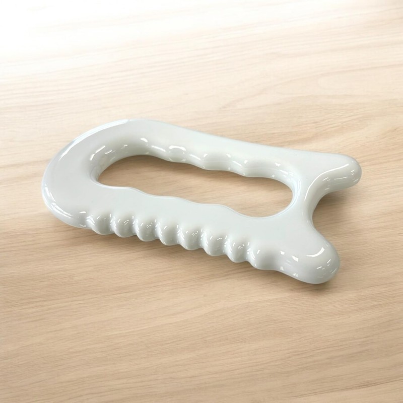 La-VIE 3B-4856 Ceramic Cassa, Decassa, Large, Acupressure Manual Included
