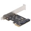 PCI E to SATA Adapter Card 2 Port 6Gbps PCIE3.1x1