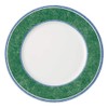 Villeroy & Boch Costa Dinner Plate, 10.5 in, Porcelain, White/Green/Blue