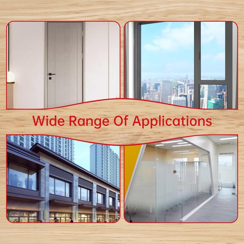 Upgrade T-Shaped Door Draft Stopper, Clear Silicone Seal Strip Weather