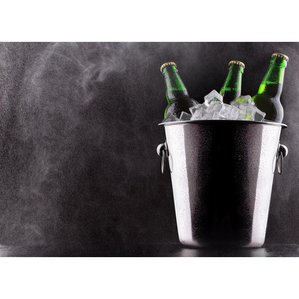 Champagne Wine Ice Bucket 5 Litre in High Polished Stainless Steel By Chabrias LTD