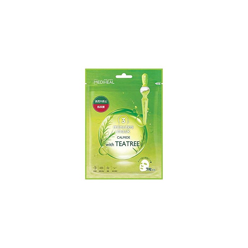 MEDIHEAL, Genuine Product, 3 Minute Sheet Mask, Carmide with TEATREE