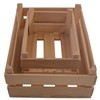 Set of 2 Wooden Decorative Extra Small Crates | Tiny