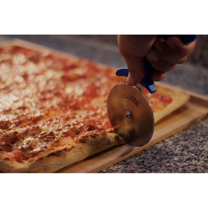 Gi.Metal Professional Pizza Cutter, 10 cm Stainless Steel Blade, Removable