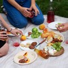 Vplus 500 Pack Paper Plates 9 inch 100% Compostable, Heavy-Duty