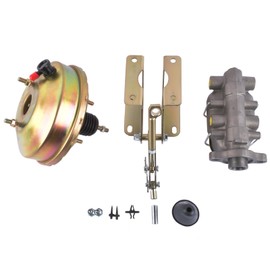 Flynsu Replacement for 1974-1986 Jeep CJ5 CJ7 9" Power Brake Booster Conversion Kit