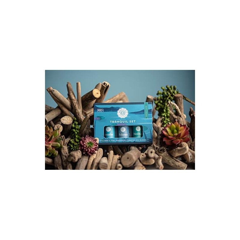 Woolzies Tranquil Essential Oil Set | Incl. Meditate, Balance, Breathe