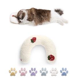 homelifthub Pillows for Indoor Cats Fluffy Cat Bed Pillow Cute Rabbit Pillows for Blanket and Carrier