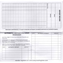 Checkbook Registers, Made in The USA, for Personal Checkbook - Checkbook Ledger Transaction Registers (24-25-26 Calendars, 18, Count)