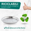 CasaChic Contenitore Alluminio per Crostata Grande, 2 pz – Teglia