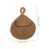 LABRIMP Jute Rope Hanging Basket Fruit Storage Wall-mounted Vegetable Organizer