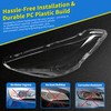 HOPESPANNER Headlight Lens Cover Headlight Headlamp Lense Clear Lens Cover