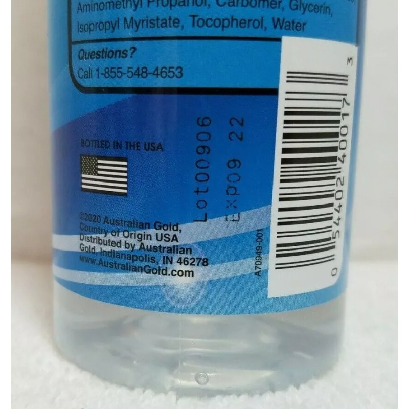 Defense Zone Hand Sanitizer 8 oz. Fragrance Free