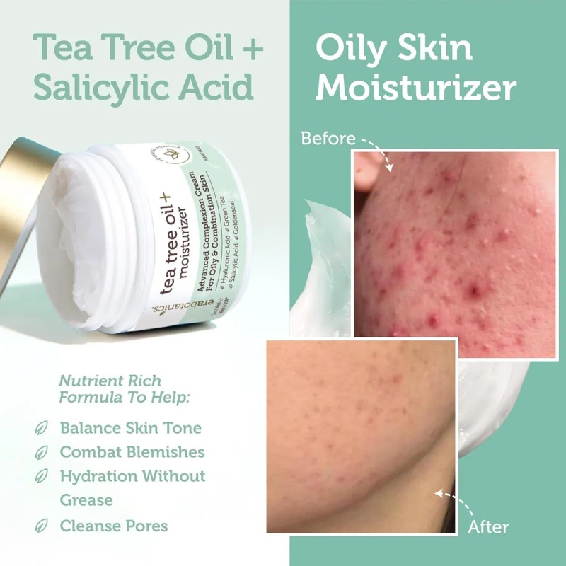 Crema Facial De Aceite Para Árbol De Té Para Aceite,