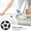 Luatoxry 100Pcs Soccer Iron on Patches, 3cm Soccer Ball Patch,