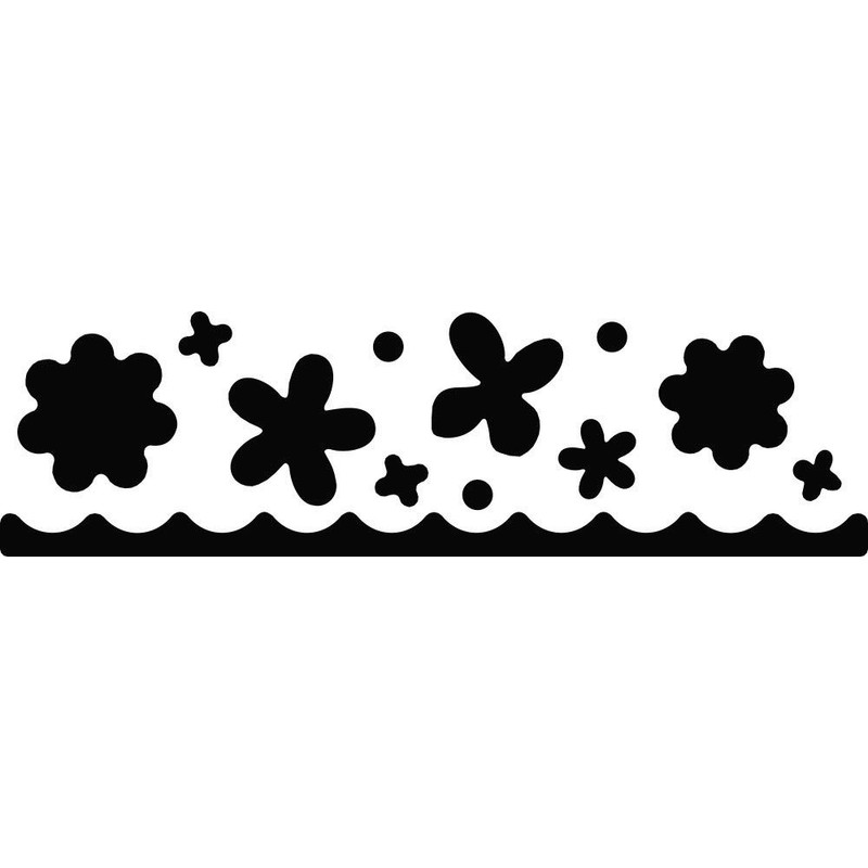 Artemio Border Craft Punch Flowers, Multi-Colour