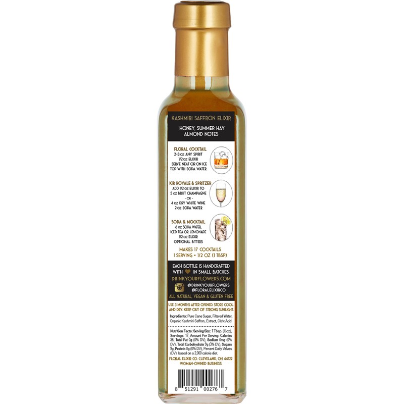 Floral Elixir Co. - All Natural FLOWER Syrup for Cocktails