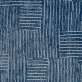 TOP FABRIC, Miro Large-Scale Chenille Jacquard Upholstery Fabric - Inspired by Japanese Boro Design - 100% Polyester - 56 Width