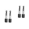 SHINEOFI 2sets Magnetic Screwdriver Bit Holder Extension Bar Quick Release