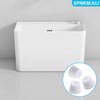 12 PCS Bathtub Jet Covers Silicone Hole Plug White Tube