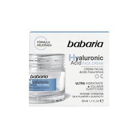 Babaria Crema  Serum de cido Hialurnico Babaria Ultra Hidratante Aporta Volumen y Elasticidad 50ml  30ml