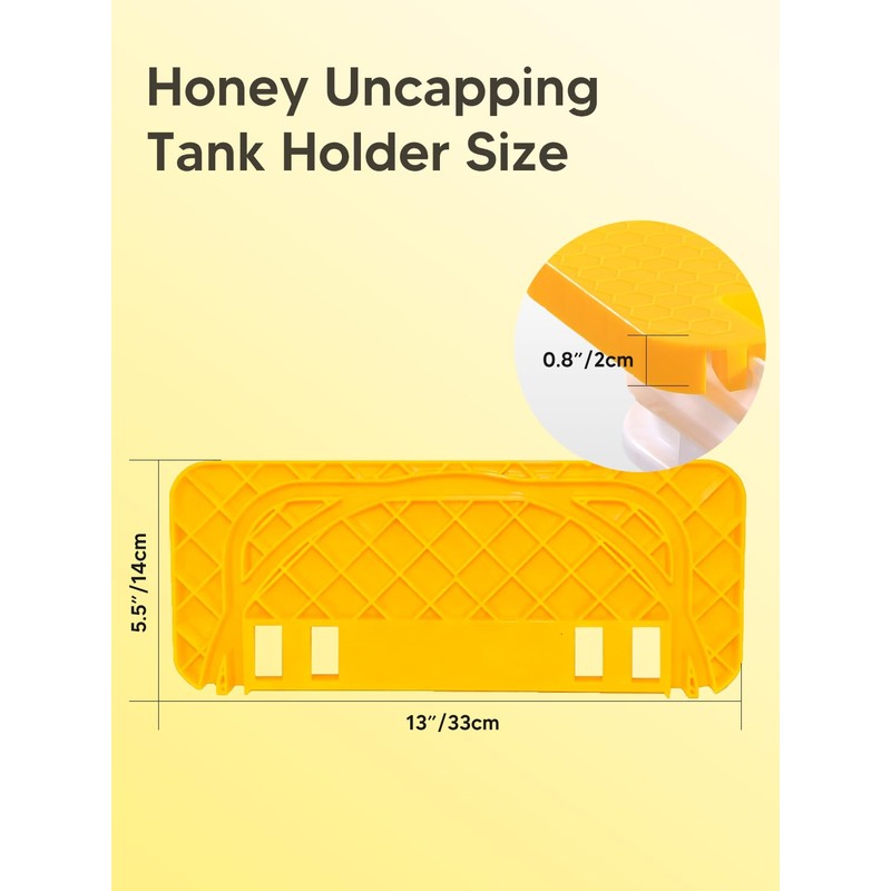 Duesu Honey Uncapping Tank Holder for 5 Gallon Round and