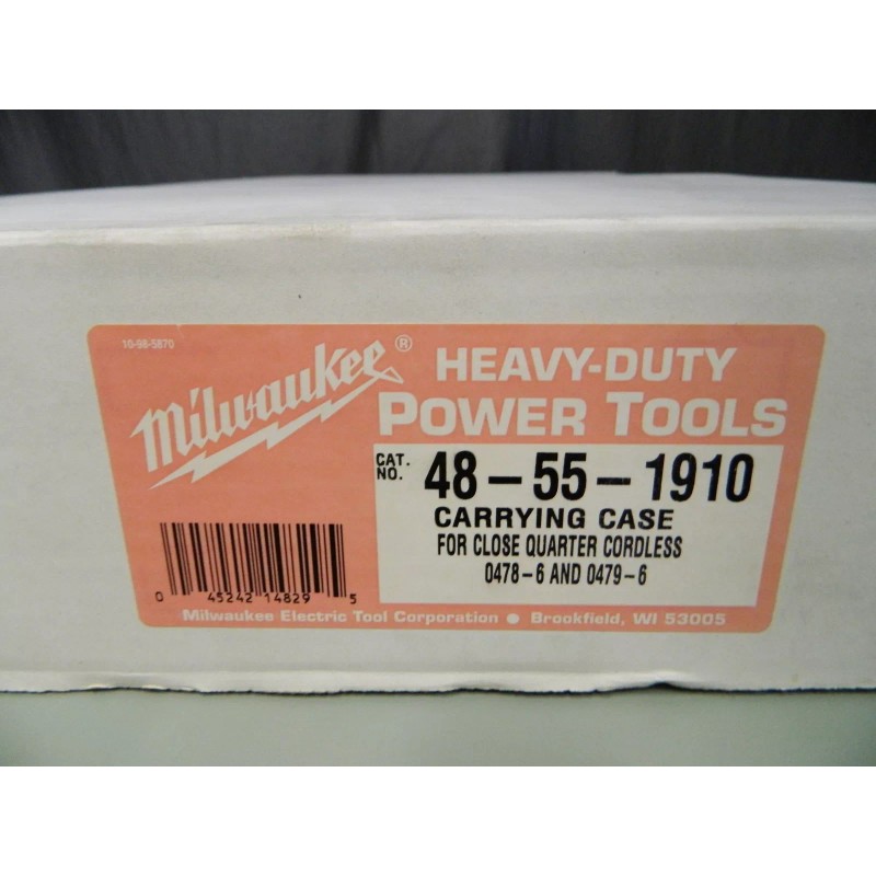 Milwaukee NEW Milwaukee Plastic Carry Case for close quarter cordless
