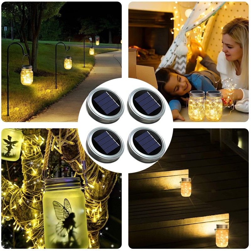 Solar Lights Replacement Top Parts for Outdoor Solar Watering Can