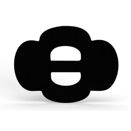 GrifGrips CGM Covers Adhesive Patches - Omnistrap Wrap Sports Grip CGM Overpatch Sensor Cover Waterproof Adhesive Tape CGM Patch for Omipod - Pre-Cut Design Pack of 15 (Black)