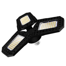 E27 LED Folding Garage Lights Indoor Deformable Lamp for Workshop Warehouse Lighting