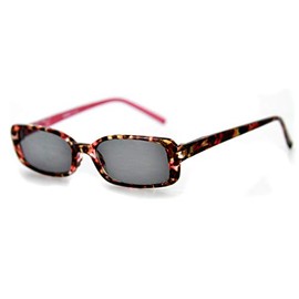 Holidays Fashion Full Reading Sunglasses (NOT A BIFOCAL) with Multicolored Tortoise Design for Youthful, Stylish Women (Red +2.50)