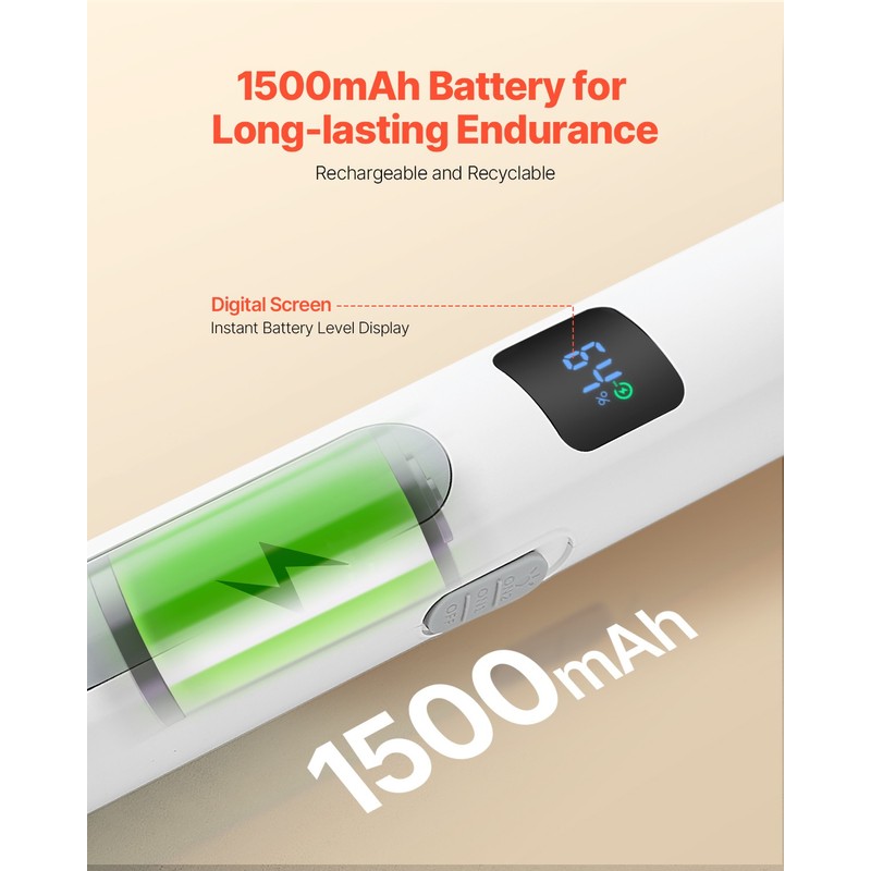 VEVOR Electric Fly Swatter 3 Layers Mesh & Screen Display