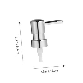 LABRIMP 4pcs Pressure Emulsion Pump Heads for Shampoo Bottles Soap Dispenser Pumps