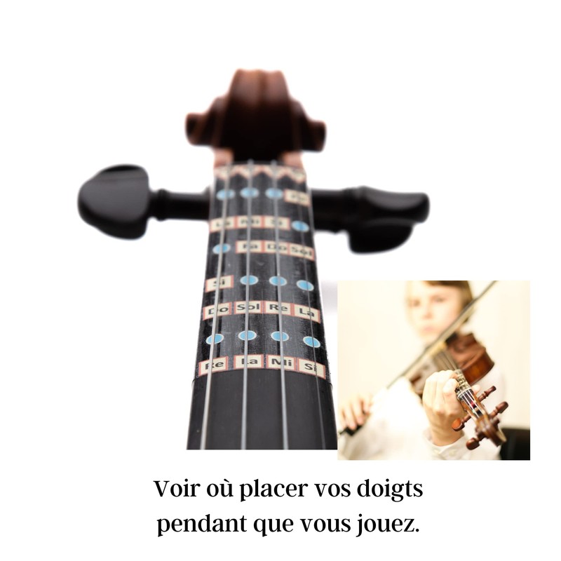FFG NOTE THE DIFFERENCE Violin Finger Guide for Beginners &